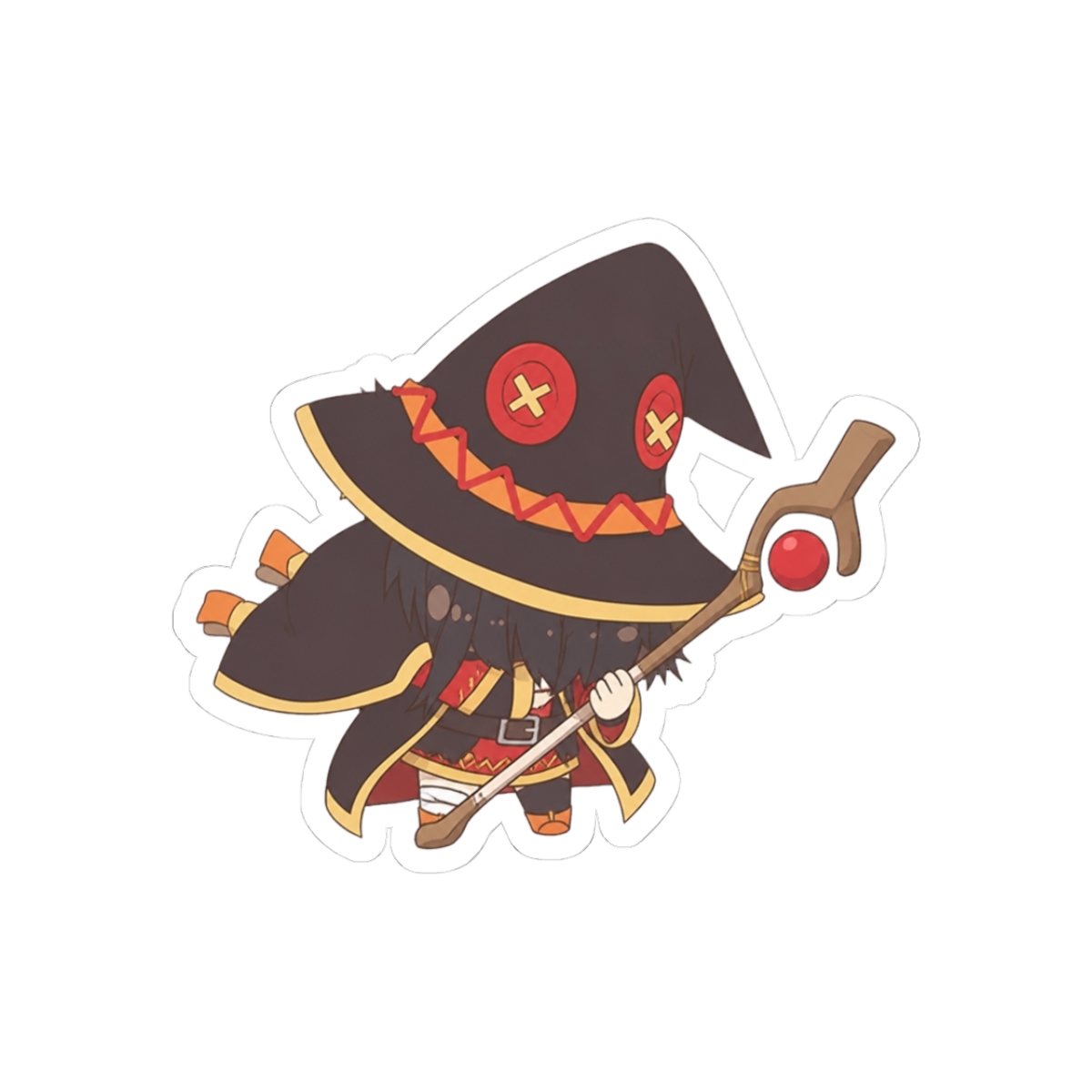 KonoSuba - Megumin Sticker - Sticker Graphic - Waterproof - Fade Resistant Die Cut - Official stickers merchandise