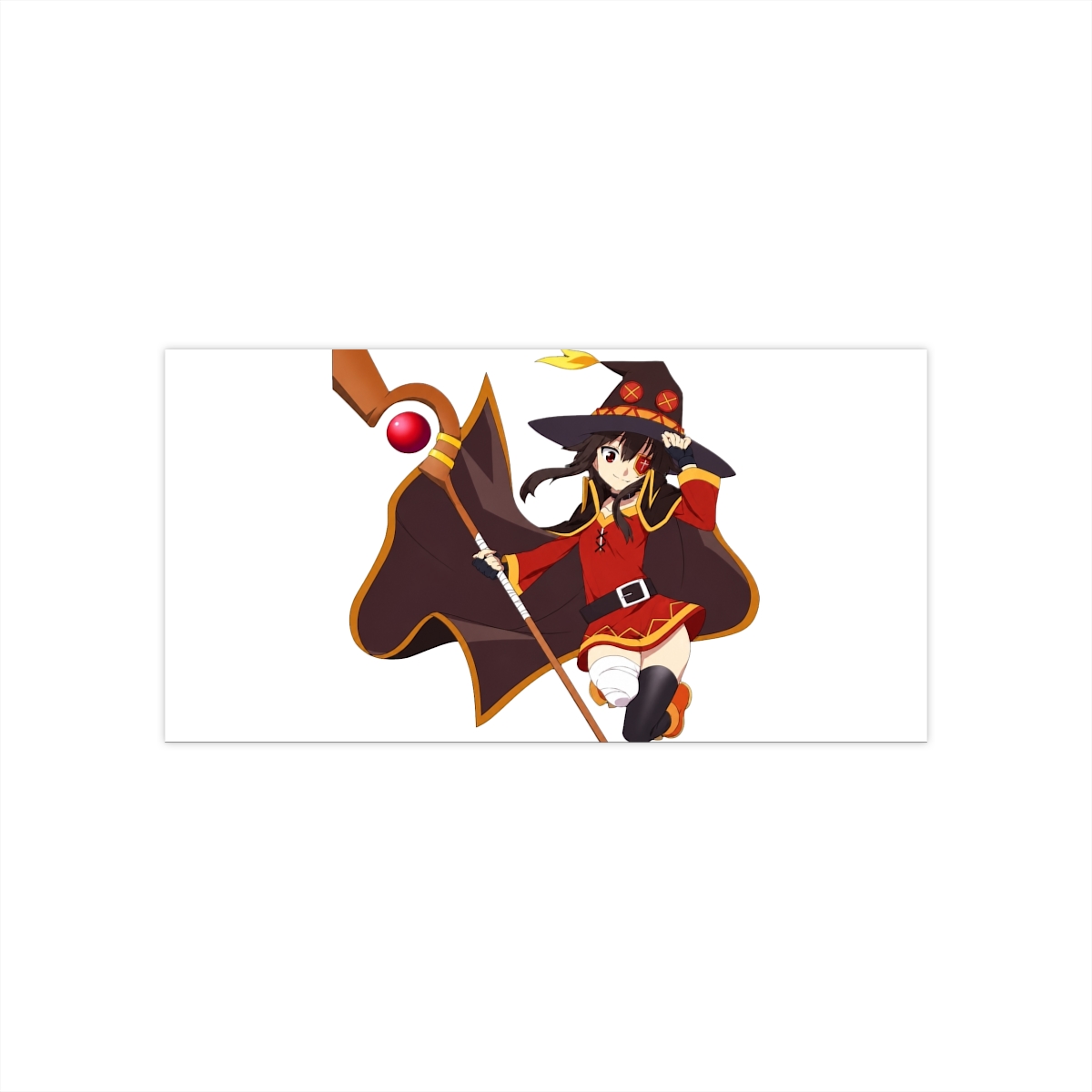 Konosuba Megumin 2 Vinyl Waterproof Sticker Decal Car Laptop Wall Window Bumper Sticker 5" - Official stickers merchandise