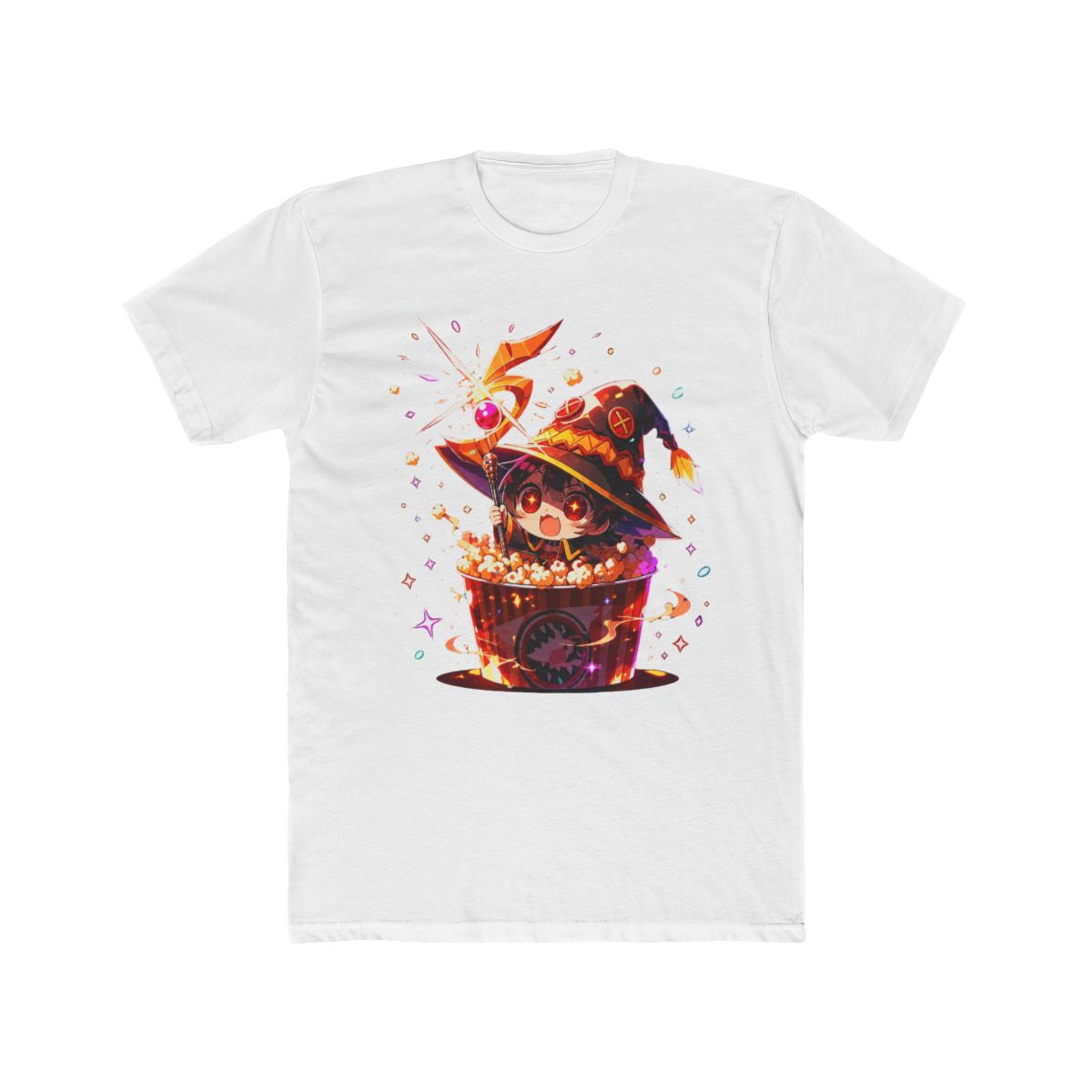 Chibi Megumin With Explosive Staff T Shirt | Konosuba - Official t-shirts merchandise