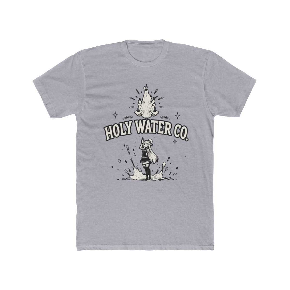 Aqua Minimalist Holy Water Parody T Shirt | Konosuba