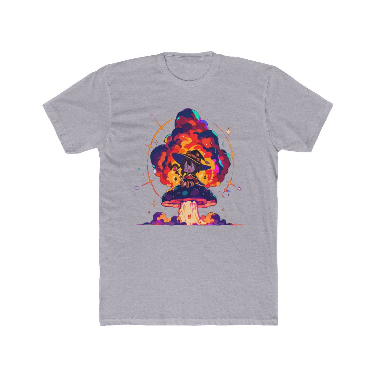 Megumin With Explosion And Mushroom T Shirt | Konosuba