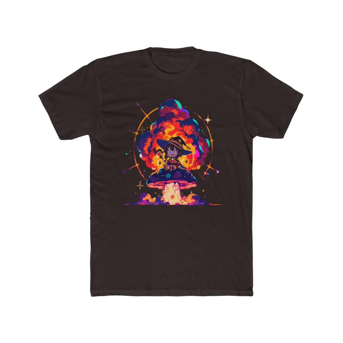 Megumin With Explosion And Mushroom T Shirt | Konosuba - alternate angle 3, merchandise