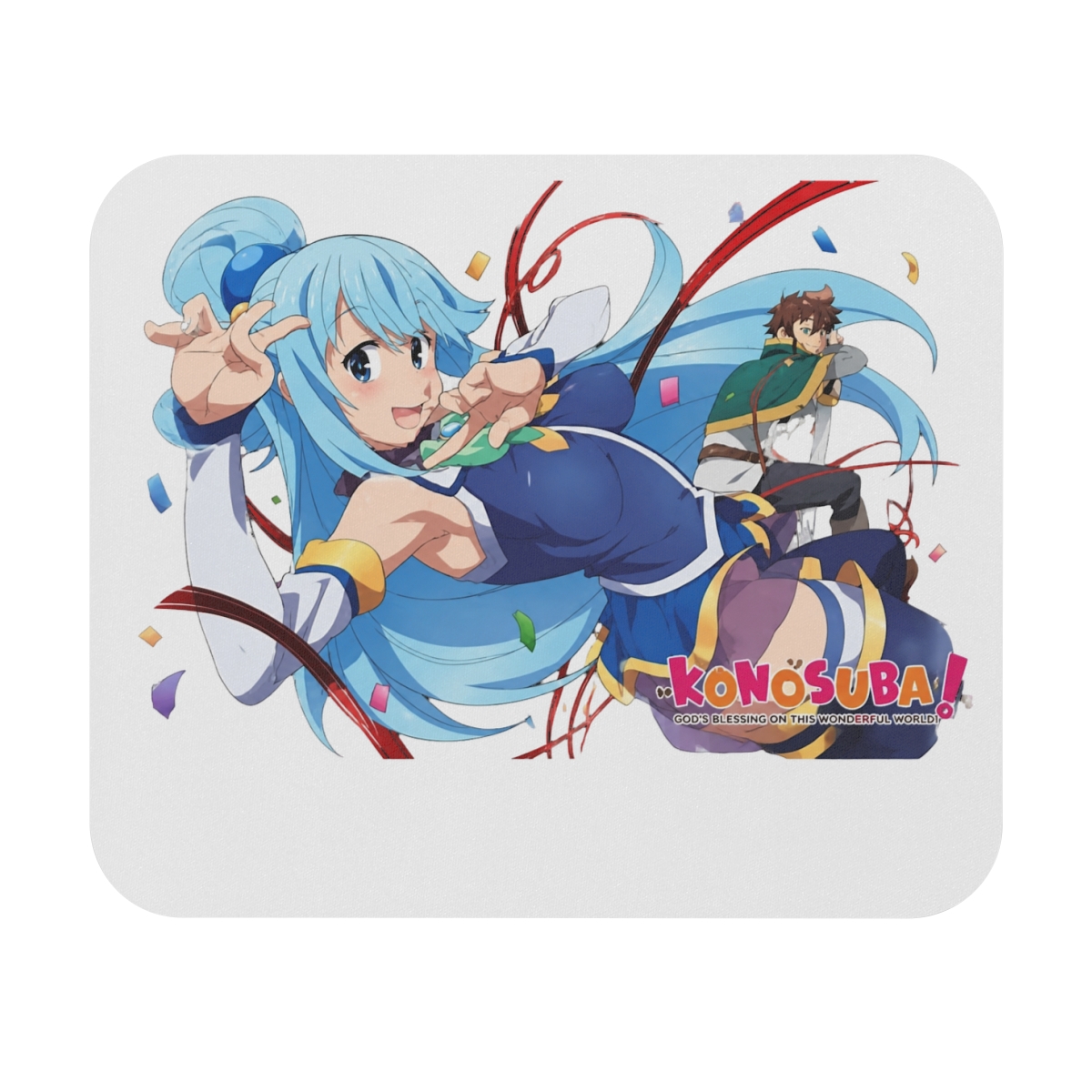 Konosuba Anime Large Desk Accessories Playmat (24"x14") Inches Officially Licensed - Official Creator merchandise