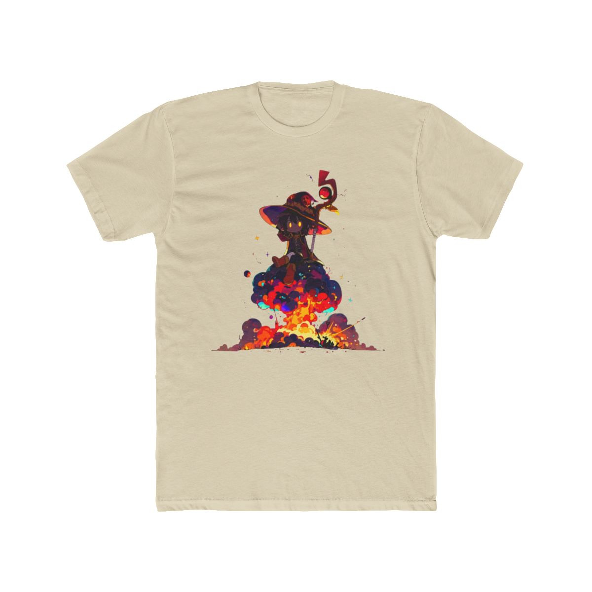 Megumin On Colorful Explosion T Shirt | Konosuba - alternate angle 4, merchandise