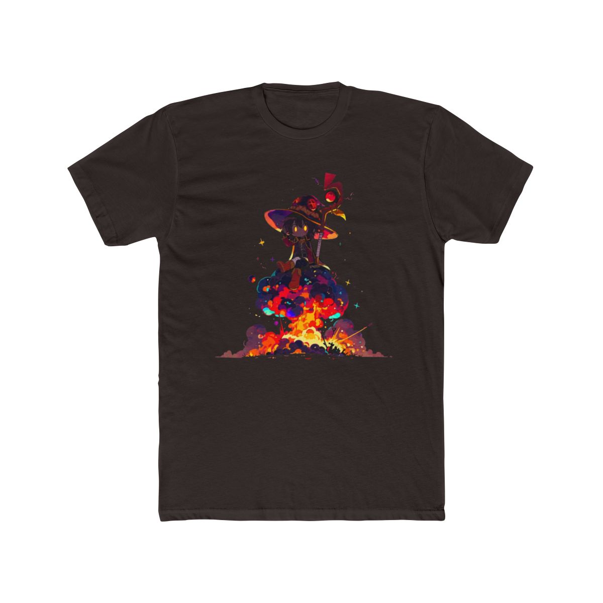 Megumin On Colorful Explosion T Shirt | Konosuba - alternate angle 3, merchandise