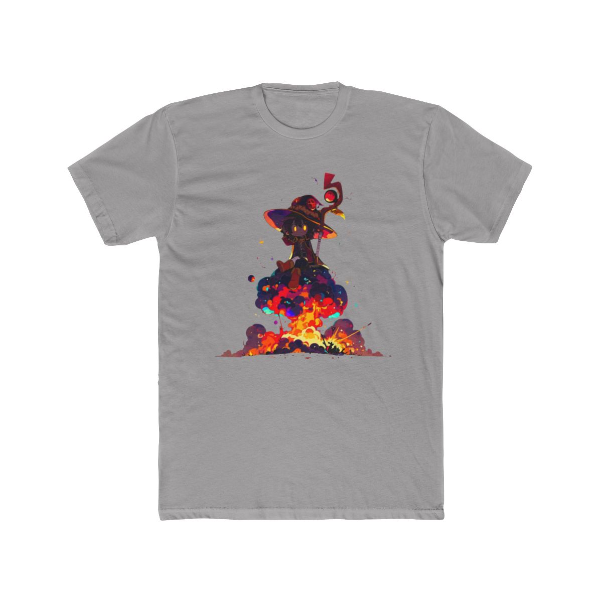 Megumin On Colorful Explosion T Shirt | Konosuba - alternate angle 2, merchandise