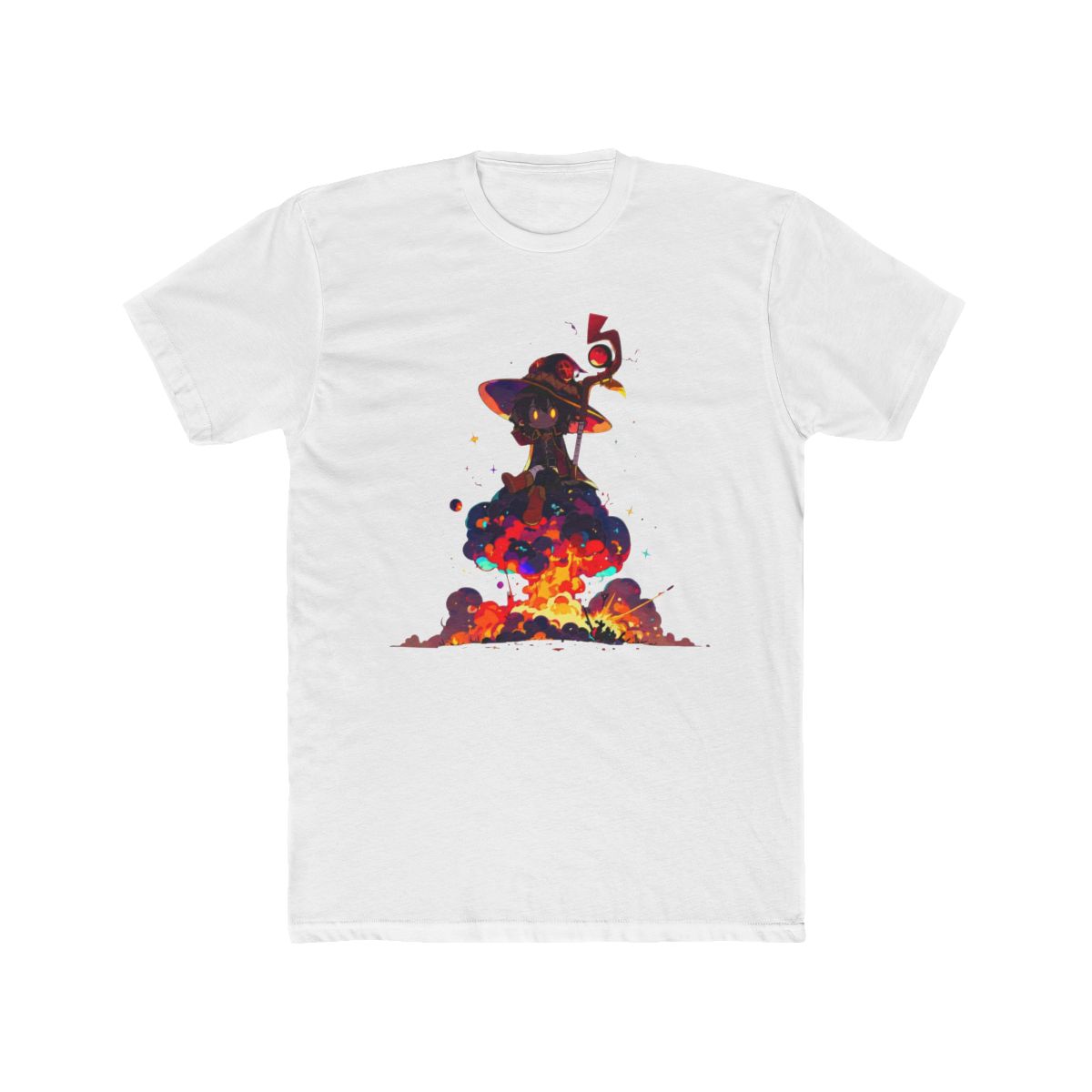 Megumin On Colorful Explosion T Shirt | Konosuba - Official t-shirts merchandise