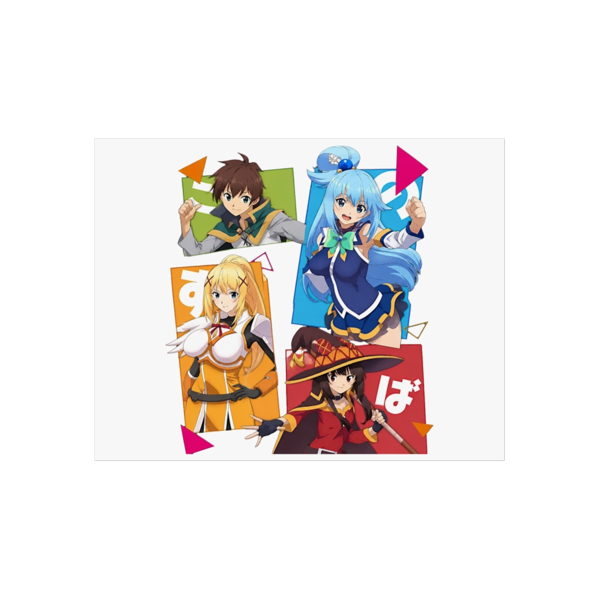 Aqua Konosuba Sacred Humor Wall Art - alternate angle 3, merchandise