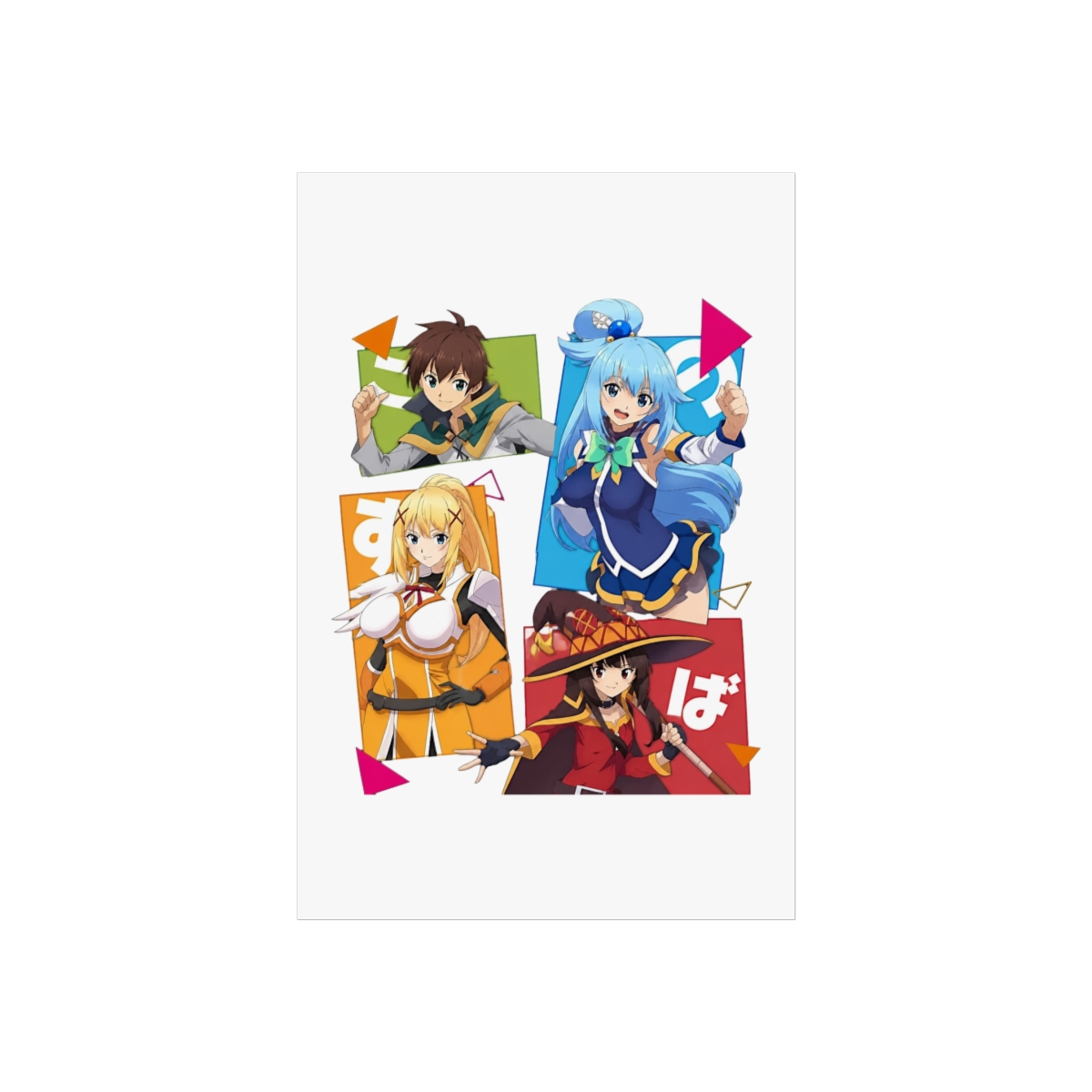Aqua Konosuba Sacred Humor Wall Art - Official posters merchandise