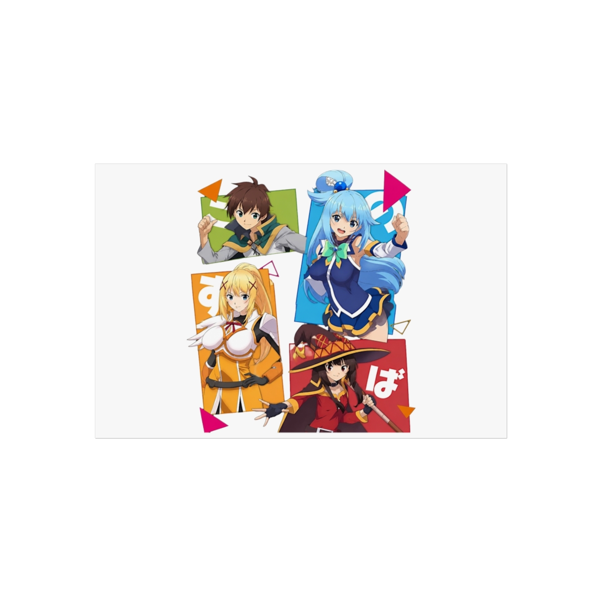Aqua Konosuba Sacred Humor Wall Art - alternate angle 2, merchandise